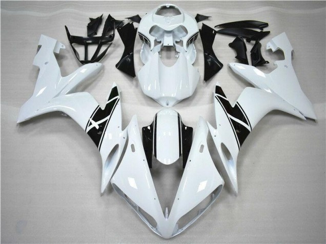 Blanco Negro Carenado & Plástico Moto Yamaha R1 2004-2006 Blanco Negro Carenado & Plástico Moto Yamaha R1 2004-2006
