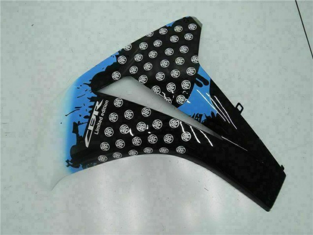 Blanco Negro Inyección Kit Carenado Moto Honda CBR 1000 RR 2008-2011 Blanco Negro Inyección Kit Carenado Moto Honda CBR 1000 RR 2008-2011