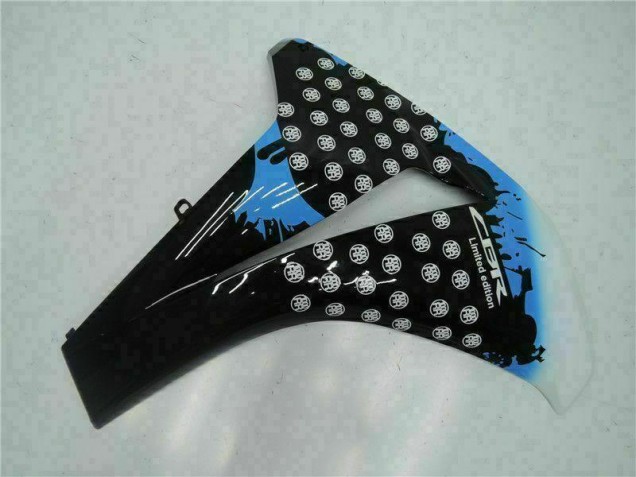 Blanco Negro Inyección Kit Carenado Moto Honda CBR 1000 RR 2008-2011 Blanco Negro Inyección Kit Carenado Moto Honda CBR 1000 RR 2008-2011