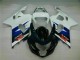 Blanco Negro Inyección Kits Carenado Moto Suzuki GSXR 600 / 750 K4 2004-2005 Blanco Negro Inyección Kits Carenado Moto Suzuki GSXR 600 / 750 K4 2004-2005