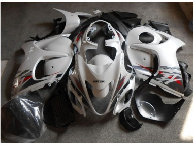 Blanco Negro Kit Carenado ABS Completo Suzuki GSXR 1300 Hayabusa 2008-2019