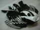 Blanco Negro Kit Completo Carenado Moto Honda CBR 1000 RR 2004-2005 Blanco Negro Kit Completo Carenado Moto Honda CBR 1000 RR 2004-2005