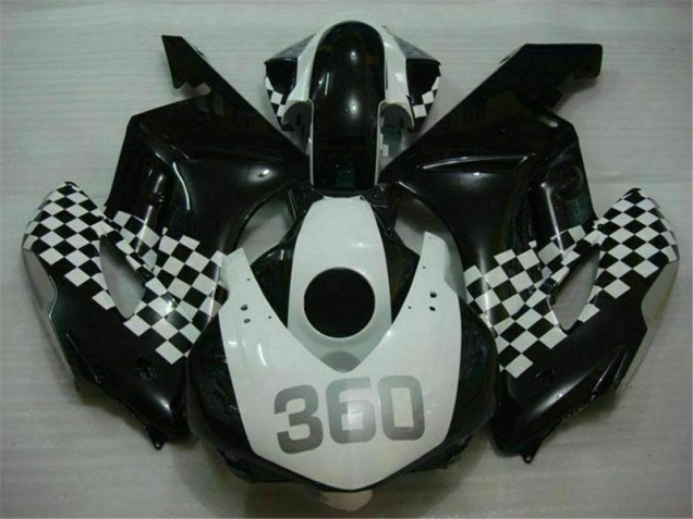 Blanco Negro Kit Completo Carenado Moto Honda CBR 1000 RR 2004-2005 Blanco Negro Kit Completo Carenado Moto Honda CBR 1000 RR 2004-2005