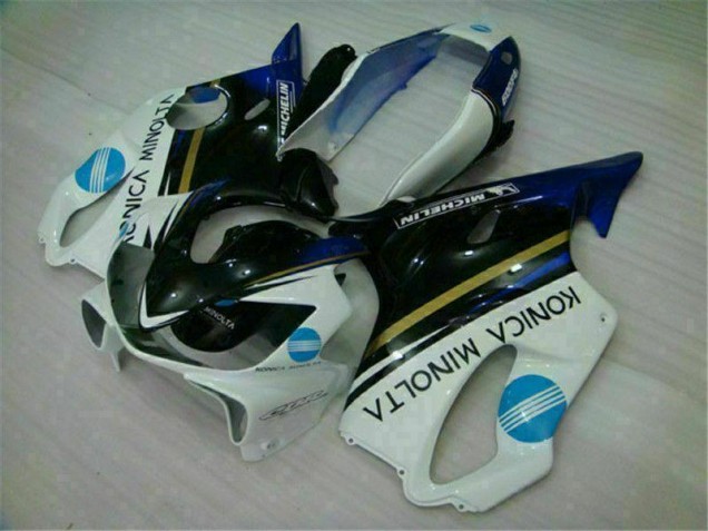Blanco Negro Kits ABS Carenado Motocicleta Honda CBR 600 F4i 2004-2007 Blanco Negro Kits ABS Carenado Motocicleta Honda CBR 600 F4i 2004-2007