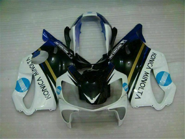 Blanco Negro Kits ABS Carenado Motocicleta Honda CBR 600 F4i 2004-2007 Blanco Negro Kits ABS Carenado Motocicleta Honda CBR 600 F4i 2004-2007