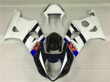 Blanco Negro Kits Carenado Moto Suzuki GSXR 1000 K3 2003-2004