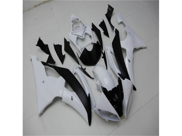 Blanco Negro Kits Carenado Moto Yamaha R6 2008-2016 Blanco Negro Kits Carenado Moto Yamaha R6 2008-2016