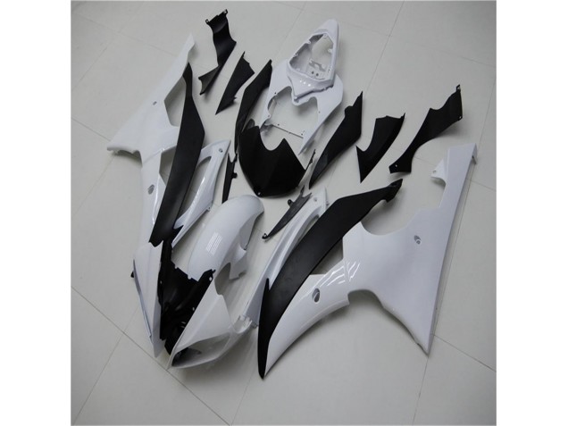 Blanco Negro Kits Carenado Moto Yamaha R6 2008-2016 Blanco Negro Kits Carenado Moto Yamaha R6 2008-2016