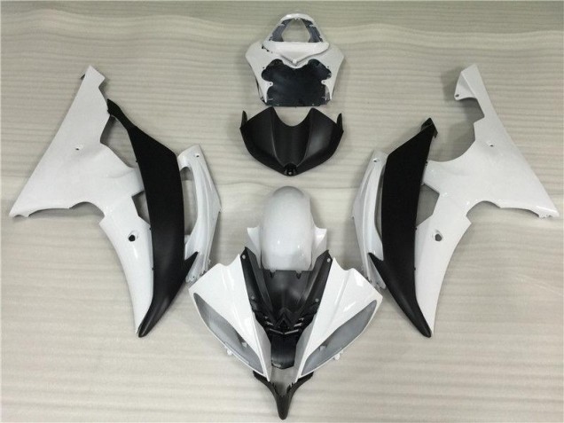 Blanco Negro Kits Carenado Moto Yamaha R6 2008-2016 Blanco Negro Kits Carenado Moto Yamaha R6 2008-2016