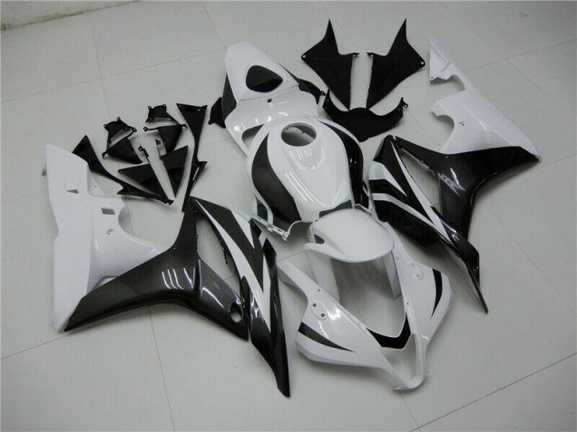Blanco Negro Kits Completo Carenado Moto Honda CBR 600 RR 2007-2008 Blanco Negro Kits Completo Carenado Moto Honda CBR 600 RR 2007-2008