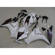 Blanco & Negro Mate Estilo OEM Carenado Moto Honda CBR 1000 RR 2012-2016