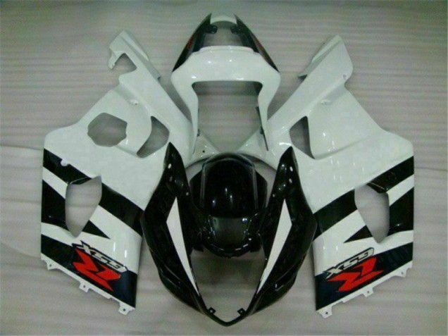 Blanco Negro Moto Plástica Suzuki GSXR 1000 K3 2003-2004
