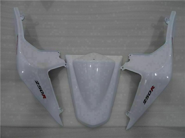 Blanco Negro Ninja Carenado Moto Kawasaki EX250 2008-2012 Blanco Negro Ninja Carenado Moto Kawasaki EX250 2008-2012