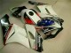 Blanco Negro Plástico Moto Honda CBR 1000 RR 2004-2005 Blanco Negro Plástico Moto Honda CBR 1000 RR 2004-2005