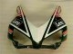 Blanco Negro Plástico Moto Honda CBR 1000 RR 2004-2005 Blanco Negro Plástico Moto Honda CBR 1000 RR 2004-2005