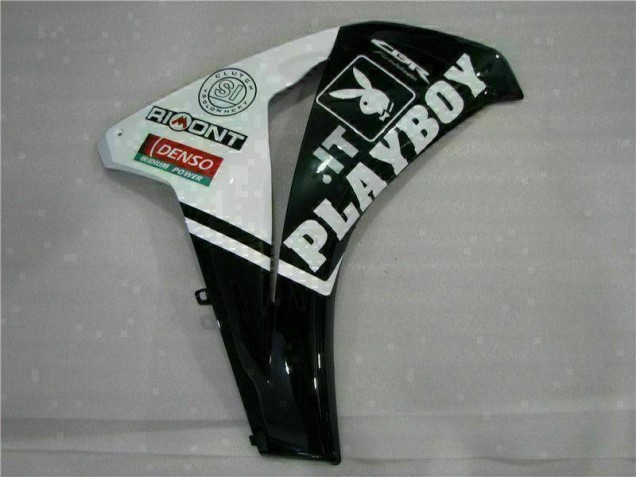 Blanco Negro Playboy Kit ABS Carenado Motocicleta Honda CBR 1000 RR 2008-2011 Blanco Negro Playboy Kit ABS Carenado Motocicleta Honda CBR 1000 RR 2008-2011