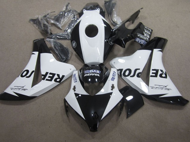 Blanco Negro Repsol Carenado Moto Honda CBR 1000 RR 2008-2011 Blanco Negro Repsol Carenado Moto Honda CBR 1000 RR 2008-2011