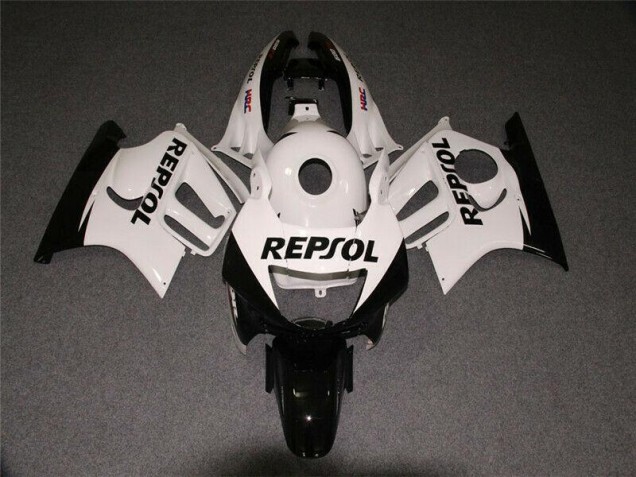 Blanco Negro Repsol Carenado Moto Honda CBR 600 F3 1995-1998 Blanco Negro Repsol Carenado Moto Honda CBR 600 F3 1995-1998