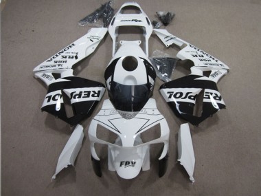 Blanco Negro Repsol Carenado Moto Honda CBR 600 RR 2003-2004