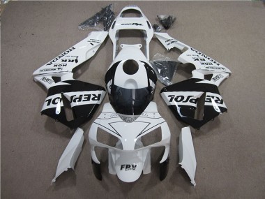 Blanco Negro Repsol Kit Completo Carenado Moto Honda CBR 600 RR 2005-2006