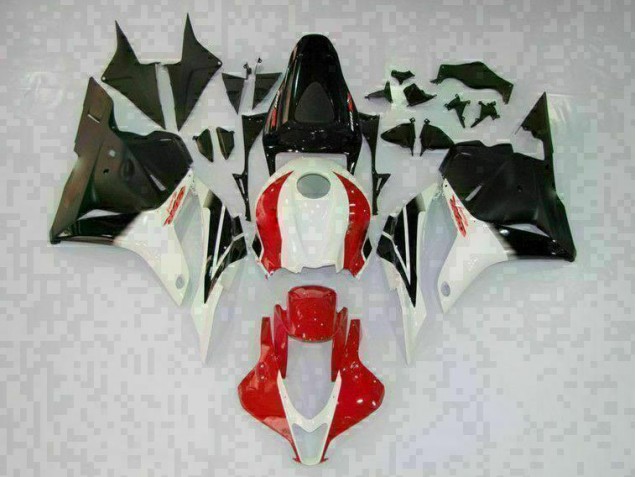 Blanco Negro Rojo Carenado Moto Honda CBR 600 RR 2009-2012