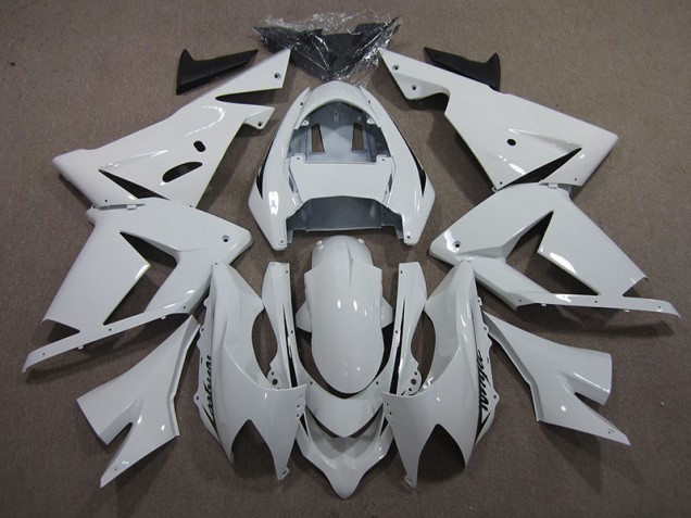 Blanco Ninja Carenado Moto Kawasaki ZX10R 2003-2005 Blanco Ninja Carenado Moto Kawasaki ZX10R 2003-2005