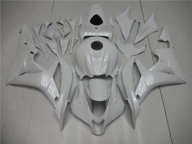 Blanco Perla ABS Carenado Motocicleta Honda CBR 600 RR 2007-2008 Blanco Perla ABS Carenado Motocicleta Honda CBR 600 RR 2007-2008