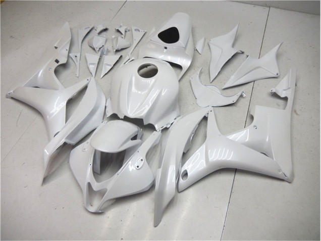 Blanco Perla ABS Carenado Motocicleta Honda CBR 600 RR 2007-2008 Blanco Perla ABS Carenado Motocicleta Honda CBR 600 RR 2007-2008