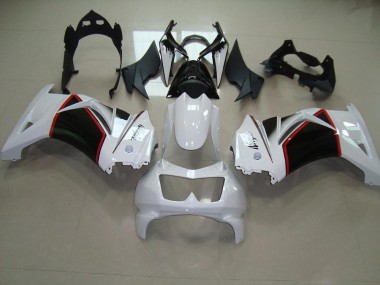 Blanco Perla Negro Carenado Moto Kawasaki ZX 250R 2008-2012