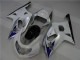 Blanco Plata Carenado Moto Suzuki GSXR 600 / 750 K1 K2 K3 2001-2003 Blanco Plata Carenado Moto Suzuki GSXR 600 / 750 K1 K2 K3 2001-2003