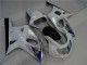 Blanco Plata Carenado Moto Suzuki GSXR 600 / 750 K1 K2 K3 2001-2003 Blanco Plata Carenado Moto Suzuki GSXR 600 / 750 K1 K2 K3 2001-2003
