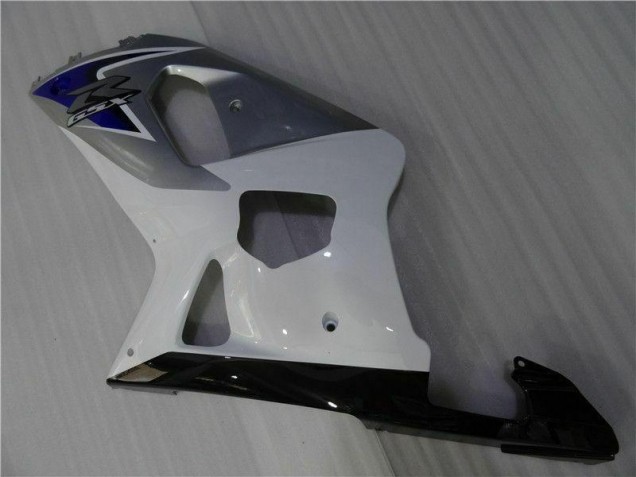 Blanco Plata Carenado Moto Suzuki GSXR 600 / 750 K1 K2 K3 2001-2003 Blanco Plata Carenado Moto Suzuki GSXR 600 / 750 K1 K2 K3 2001-2003
