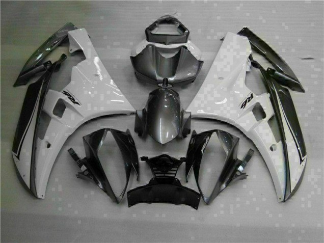 Blanco Plata Carenado Moto Yamaha R6 2006-2007 Blanco Plata Carenado Moto Yamaha R6 2006-2007