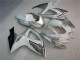 Blanco Plata Carrocería Motocicletas Suzuki GSXR 600 / 750 K6 2006-2007 Blanco Plata Carrocería Motocicletas Suzuki GSXR 600 / 750 K6 2006-2007