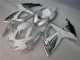 Blanco Plata Carrocería Motocicletas Suzuki GSXR 600 / 750 K6 2006-2007 Blanco Plata Carrocería Motocicletas Suzuki GSXR 600 / 750 K6 2006-2007