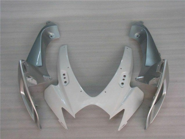 Blanco Plata Kit Completo Carenado Moto Suzuki GSXR 600 / 750 K6 2006-2007 Blanco Plata Kit Completo Carenado Moto Suzuki GSXR 600 / 750 K6 2006-2007