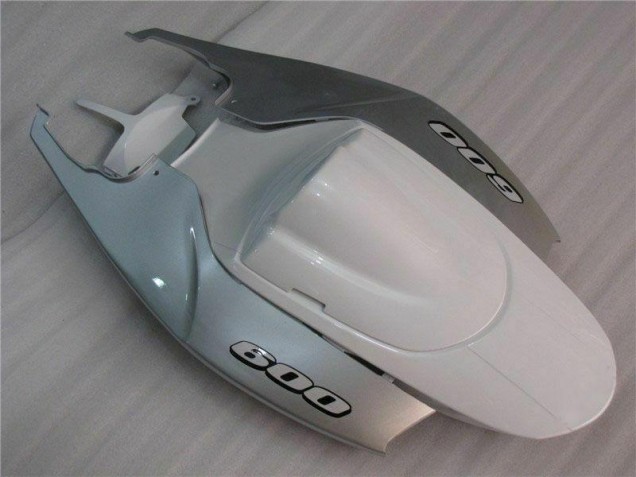 Blanco Plata Kit Completo Carenado Moto Suzuki GSXR 600 / 750 K6 2006-2007 Blanco Plata Kit Completo Carenado Moto Suzuki GSXR 600 / 750 K6 2006-2007