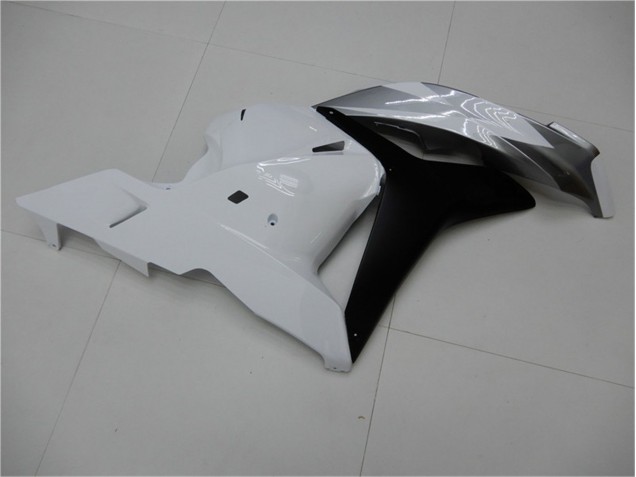 Blanco Plata Negro Carenado Moto Honda CBR 600 RR 2009-2012 Blanco Plata Negro Carenado Moto Honda CBR 600 RR 2009-2012