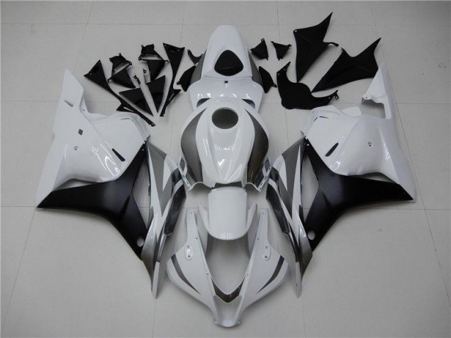 Blanco Plata Negro Carenado Moto Honda CBR 600 RR 2009-2012 Blanco Plata Negro Carenado Moto Honda CBR 600 RR 2009-2012