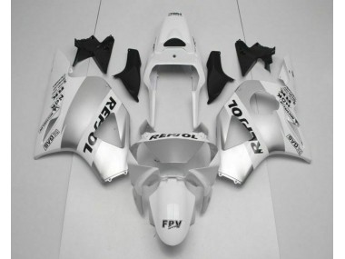 Blanco Plata Negro Repsol Carenado Moto Honda CBR 900 RR 954RR 2002-2003