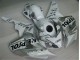 Blanco Plata Negro Repsol Moto Plástico Honda CBR 1000 RR 2004-2005 Blanco Plata Negro Repsol Moto Plástico Honda CBR 1000 RR 2004-2005