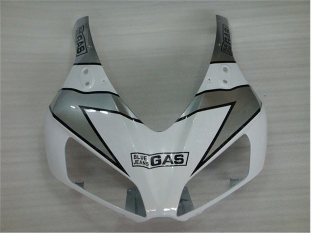 Blanco Plata Negro Repsol Moto Plástico Honda CBR 1000 RR 2004-2005 Blanco Plata Negro Repsol Moto Plástico Honda CBR 1000 RR 2004-2005