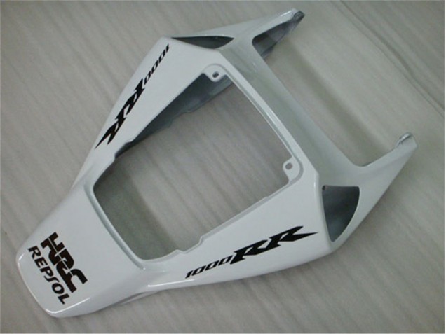 Blanco Plata Negro Repsol Moto Plástico Honda CBR 1000 RR 2004-2005 Blanco Plata Negro Repsol Moto Plástico Honda CBR 1000 RR 2004-2005