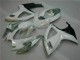 Blanco Plata Plástica Moto Suzuki GSXR 600 / 750 K6 2006-2007 Blanco Plata Plástica Moto Suzuki GSXR 600 / 750 K6 2006-2007