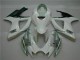 Blanco Plata Plástica Moto Suzuki GSXR 600 / 750 K6 2006-2007 Blanco Plata Plástica Moto Suzuki GSXR 600 / 750 K6 2006-2007