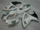 Blanco Plata Plástico Moto Suzuki GSXR 600 / 750 K6 2006-2007 Blanco Plata Plástico Moto Suzuki GSXR 600 / 750 K6 2006-2007