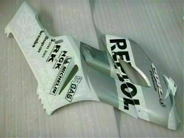 Blanco Plata Repsol Carenado Moto Honda CBR 1000 RR 2004-2005