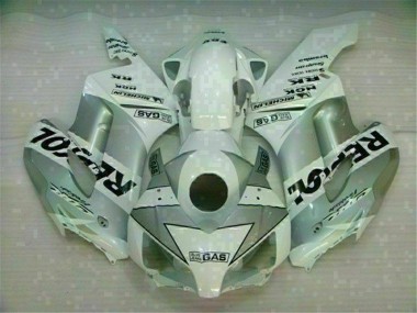 Blanco Plata Repsol Carenado Moto Honda CBR 1000 RR 2004-2005