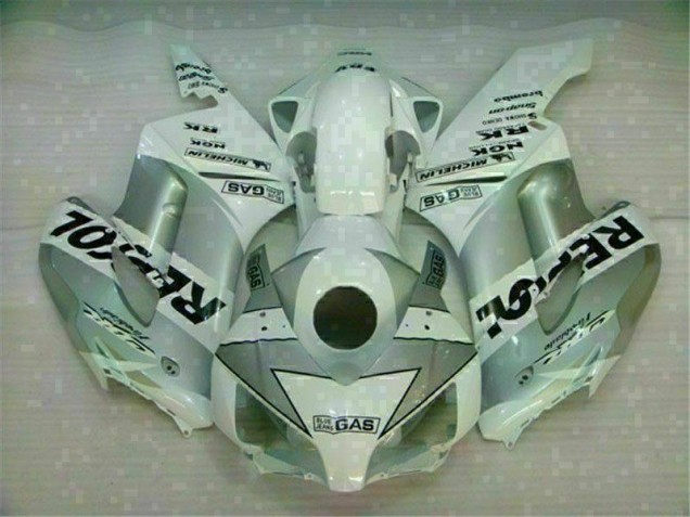 Blanco Plata Repsol Carenado Moto Honda CBR 1000 RR 2004-2005