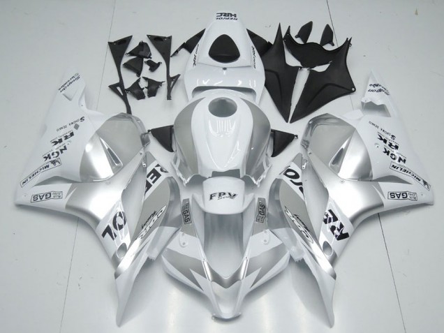Blanco Plata Repsol Carenado Moto Honda CBR 600 RR 2009-2012